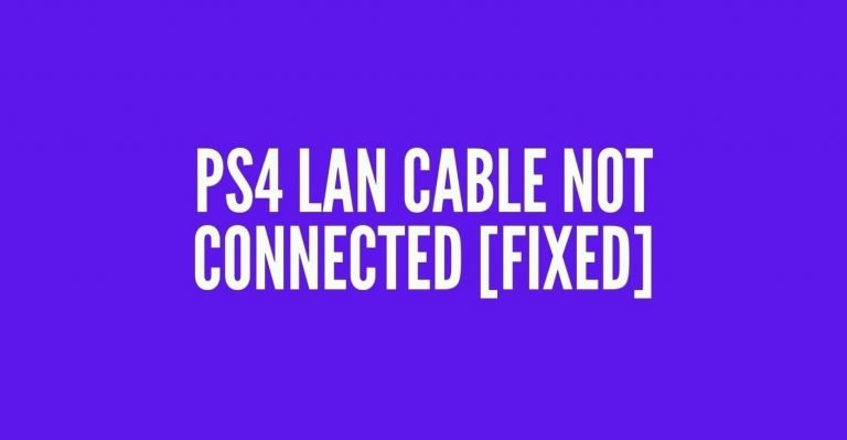 PS4 Lan Cable Not Connected FIXED Yoodley