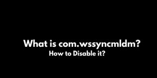 What is com.wssyncmldm? and How to Disable it?