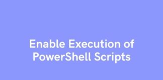 How to Enable Execution of PowerShell Scripts