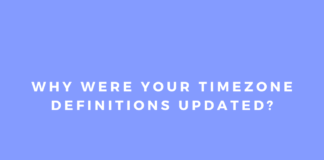Why Were Your Timezone Definitions Updated?