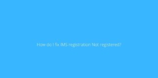 How do I fix IMS registration Not registered?