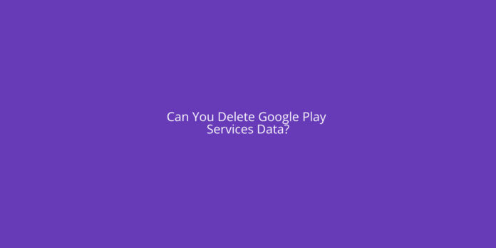 Can You Delete Google Play Services Data?