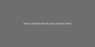 What is Mobile Identification Number (MIN) and why is it different from phone number?