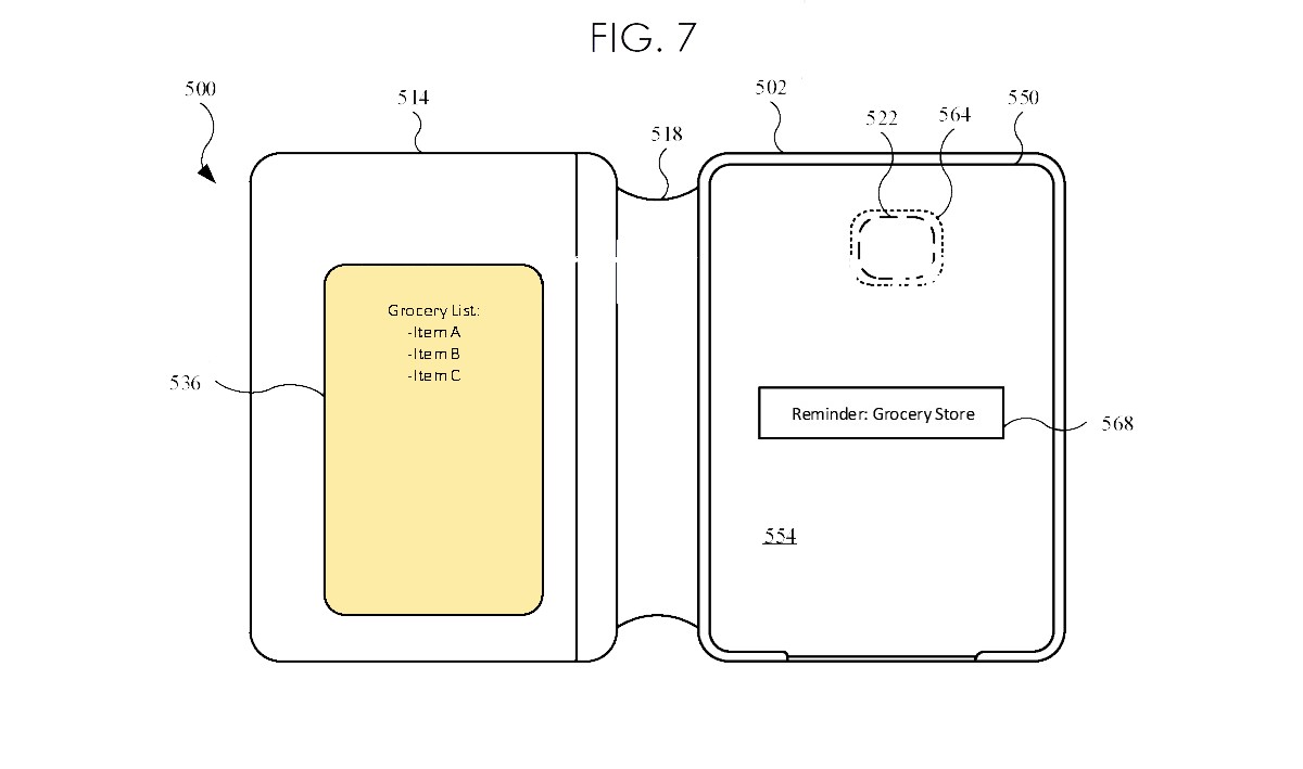 Apple accessory device cover with dedicated display screen