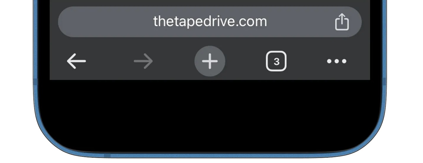 Google Is Testing The Bottom Address Bar Position In Chrome For IOS