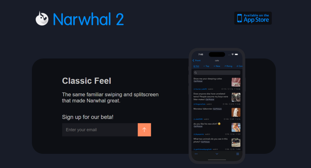 Narwhal 2 For IOS Now Available In Beta Version