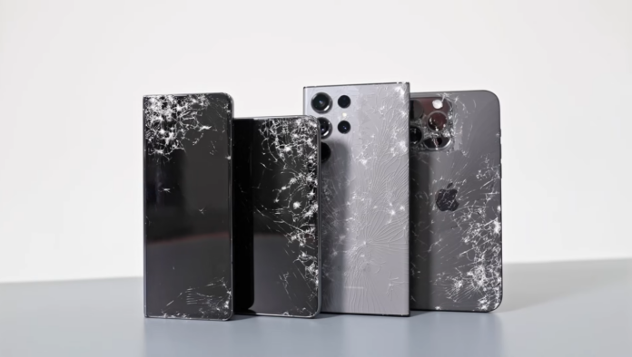 premium phones drop test
